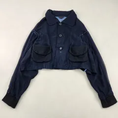 COMME des GARCONS 	ジャケット	コムデギャルソン ブルゾン ショート丈 スパンコール刺しゅう Mのサムネイル