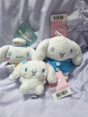 3個まとめ シナモロール ぬいぐるみ キーリング ぬい
