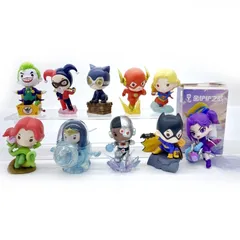 【★加古川物流】中古 POP MART ポップマート DC ジャスティス・リーグ シリーズ ジョーカー ハーレイ・クイン ワンダーウーマン フラッシュ ポイズン・アイビー スーパーガール バットガール LoL Jinx 他 まとめ セット.【731】
