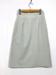 PROPORTION プロポーション ボディドレッシング バックレースアップタイト スカート size2/ライトグリーン ■■レディース