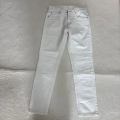 【mili mili ミリミリ】レディース デニムパンツ　白  Sサイズのサムネイル