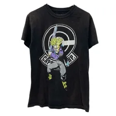 DRAGON BALL Z 半袖 キャラクターTシャツ S ブラック ドラゴンボール トランクス プルオーバー ビッグプリント アニメT 夏物 a805-6557
