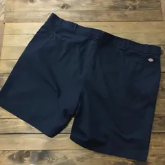 メンズ　古着　Dickies ディッキーズ ハーフパンツ　半ズボン　半パン　短パン　ビッグサイズ　ラージサイズ　ネイビー　シンプル　52