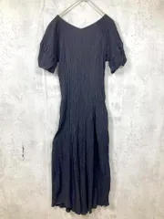 Olu. オルドット OL24YCA52 定価13500円 ランタンスリーブロング ワンピース size1/黒 ■◆レディース