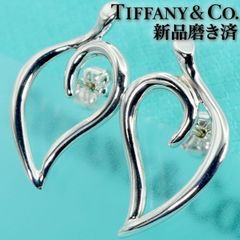 極美品 ティファニー トレフォイルキー クローバー ネックレストップ25