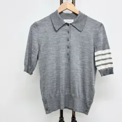 40 トム・ブラウン 斜めボーダー 袖ストライプ 半袖Tシャツのサムネイル