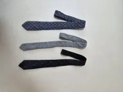 ネックタイ 3種 (ネイビー CHECK グレー ブラック)のサムネイル