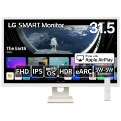 32SR50F-W LG SMART Monitor 31.5型 フルHD ホワイト webOS搭載ディスプレイのサムネイル
