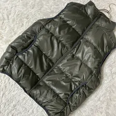 《良品》MAX LABOR ダウンベスト カーキ L カジュアル 重ね着 着回しのサムネイル