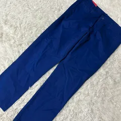 SLIM カラーパンツ ブルー 50 シンプル カジュアル 着回し オシャレのサムネイル