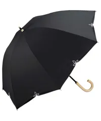新品 Wpc. 日傘 遮光ドームワイドスカラップ ブラック《遮光率100%・UVカット率100％・UPF50＋・晴雨兼用》長傘 55cm レディース 花柄 刺繍 通勤 通学 おしゃれ 可愛い 女性 81-16560-101