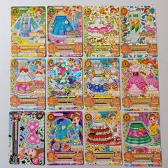 ②-1 有栖川おとめ 12枚セット ナイトドリーマートップス ナイトドリーマースカート ピンキーファンキースカート ピンキーファンキーブーツ レインボーシャボンワンピ レインボープリンスシャツ 虹色アリスワンピース ほか ／ アイカツ！Aikatsu
