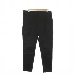 ランバンオンブルー LANVIN en Bleu パンツ 50 黒 ブラック 無地 カーゴポケット 長ズボン /AO42 ■ECA005のサムネイル