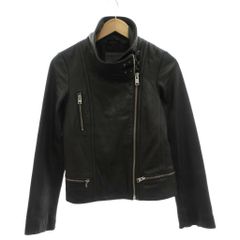 ☆美品☆ALL SAINTS☆ラムレザーダブルライダースジャケット☆S〜M