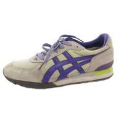 오니츠카 타이거 Onitsuka Tiger 운동화 신발 로우 컷 25.75 그레이 보라색 / FF ■ MET1