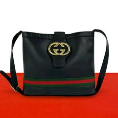 極美品 Gucci グッチ ボディバッグ GG 斜め掛け◎ シェリーライン GUCCI（グッチ） 極 美品 オールドグッチ ヴィンテージ シェリーライン