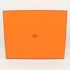 ITDEGT9XQ6N0 HERMES エルメス 空箱 ボリード27用 707▲ オレンジ インテリア BOX ボックス ケース 空き箱 保存箱のサムネイル