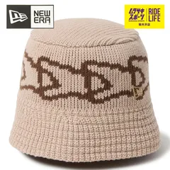 NEW ERA ニューエラ ハット ニットバケット Flag Chain フラッグ チェーン アッシュブラウン 14744698 メンズ レディース 【ムラスポ公式】