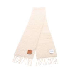 新品未使用】LOEWE ロエベ アナグラム ラブマフラー ベージュ - メルカリ