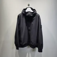 中古/正規品 STONE ISLAND ストーンアイランド ライト ソフトシェル WHO ジップアップ ジャケット ブラック XXLのサムネイル