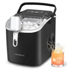 新品】製氷機 家庭用 【高速製氷 自動洗浄機能 】 ハンドル付き氷