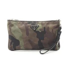 PRADA プラダ トライアングルロゴ カモフラージュ ポーチ