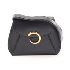 極美品 Cartier カルティエ 2way パンテール ショルダーバッグ 黒
