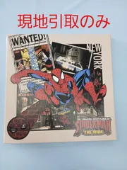 ★5279 B5-12 ★引取りのみ★ スパイダーマン アートパネル キャンバスボードのサムネイル