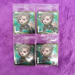 ダンガンロンパ15周年記念展 缶バッジ アクリルブロック 箔押し 狛枝凪
