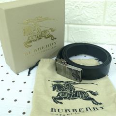 美品✨バーバリー ブレスレット レザー TBロゴ ゴールド金具 ブラック 