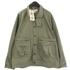 未使用 SASSAFRAS ササフラス OVERGROWN TRUG JACKET SF-252272 オーバーグロウントラッグジャケット オリーブ L 71015797のサムネイル
