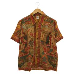 50s 60s アロハシャツ 柄シャツ 蝶柄 バタフライ vintage - メルカリ