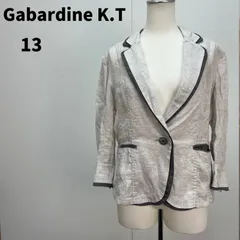 Gabardine K.T サマージャケット 13 ライトグレー レディース 春夏 羽織り【m104】のサムネイル