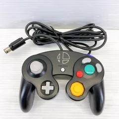 ◆Nintendo ゲームキューブ GC コントローラー スマブラブラック DOL-003 動作未確認 箱無し 中古品◆