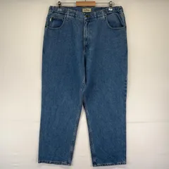 古着 エルエルビーン L.L.Bean デニム パンツ Gパン アジャスター付 テーパード 5ポケット 大きいサイズ W38×L30  ブルー系 メンズのサムネイル