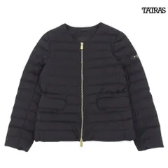 未使用級 タトラス SOLANAS ノーカラージップジャケット 袖ロゴ 2026年最新】ノーカラーダウン タトラスの人気アイテム - メルカリ