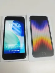 【SIMフリー】iPhone SE 第3世代/A2782/128GB/ミッドナイト〈MMYF3J/A〉