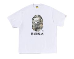 美品 APE BAPE KAWS マリリンモンロー カレッジロゴTシャツXL 白