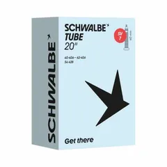 【最速発送】SCHWALBE シュワルベ  自転車用チューブ W/O(クリンチャー) 20"×1.5"-2.4" 仏式バルブ(40mm)【ミニベロ】【折りたたみ】のサムネイル