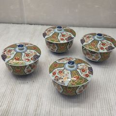 有田焼 南山窯 蓋付き碗揃 4客セット 茶碗蒸し器 - メルカリ