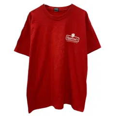 90s USA製 FRUIT OF THE LOOM 半袖 プリントTシャツ XL レッド フルーツオブザルーム 90年代 Applebee's レストラン 夏物 a805-6635のサムネイル