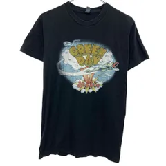 メキシコ製 tultex 半袖 バンドTシャツ M ブラック タルテックス プルオーバー GREEN DAY dookie パンクロック カットソー 夏 a805-6641のサムネイル