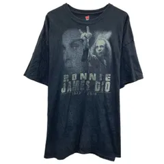 Hanes 半袖 バンドTシャツ 2XL ブラック ヘインズ プルオーバー Ronnie James Dio ロニー・ジェイムズ・ディオ カットソー 夏物 a805-6682のサムネイル