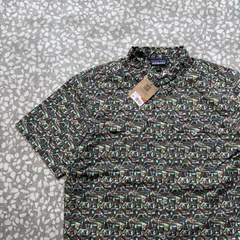 タグ付 Patagonia / 20's design ss shirt  sizeM パタゴニア　半袖シャツ　総柄　　デッドストック　ユニセックス