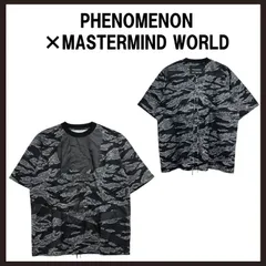 未使用　PHENOMENON×MASTERMIND WORLD　タイガーカモ スカル Tシャツ　S　ブラックのサムネイル