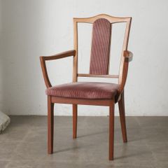 ヒツジ様専用［アウトレット］オレンジ ダイニングチェア 木製 モダン