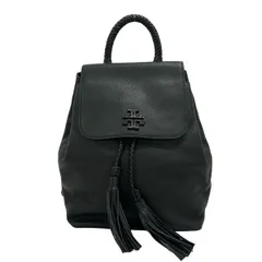 TORY BURCH(トリーバーチ) リュックサック 黒 タッセル レザー