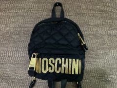 MOSCHINO キルティング リュック バックパック ブラック - メルカリ