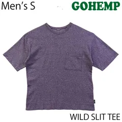 【USED／メンズS】GO HEMP スリット ポケット TEE バイオレットのサムネイル