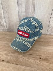 Supreme Frayed Logos Denim Camp Cap - メルカリ